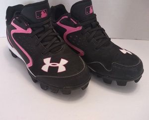 Girls Baseball Softball Under Armour Cleats 2Y